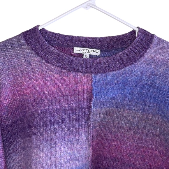 Love Trend New York Purple Ombre Sweater - Picture 3 of 5